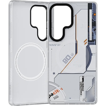 Benks Etui Dynamic Magnetic Mecha (D045) do Samsung Galaxy S25 Ultra biały
