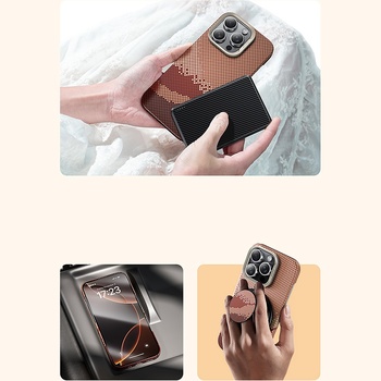 Benks Etui Magnetic Golden Tide Kevlar 600D do Iphone 16 Pro