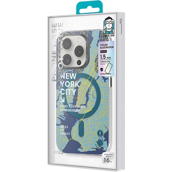 Benks Etui Magnetic City New York do Iphone 16 Plus