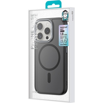 Benks Etui Magnetic Mist Metal Frame do Iphone 16 Pro Max czarny