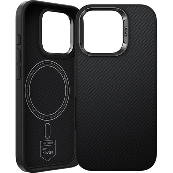 Benks Etui Magnetic Armor Pro Kevlar Metal Frame 600D (D065) do Iphone 16 Pro czarny (Camera Control Button)
