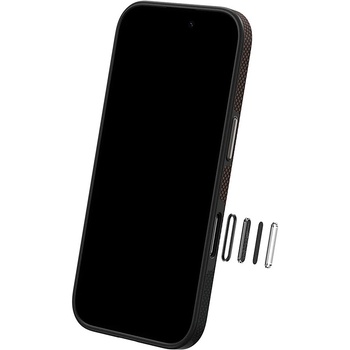 Benks Etui Magnetic Armor Pro Kevlar Metal Frame 600D (D065) do Iphone 16 Pro czarny (Camera Control Button)
