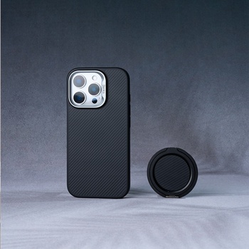 Benks Etui Magnetic Armor Pro Kevlar Metal Frame 600D (D065) do Iphone 16 Pro czarny (Camera Control Button)