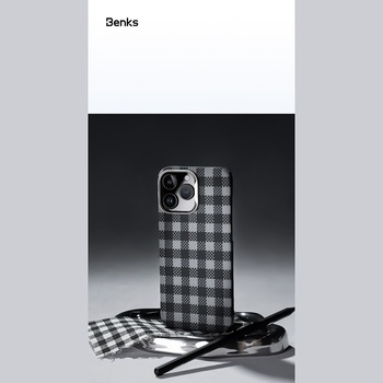 Benks Etui Magnetic Armor Vichy Kevlar (BF65) do Iphone 16 Pro czarny