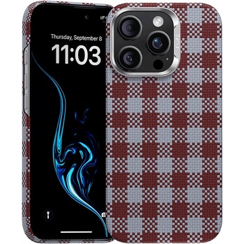 Benks Etui Magnetic Armor Vichy Kevlar (RF66) do Iphone 16 Pro Max czerwony