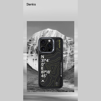 Benks Etui Magnetic Armor Air Kevlar 600D Summit Kangrinboque (0066) do Iphone 16 Pro Max
