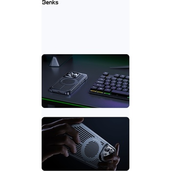 Benks Etui Magnetic Biliz Cooling Case (0066) do Iphone 16 Pro Max szary