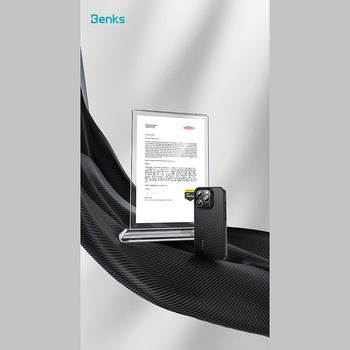 Benks Etui Montage Magnetic Armor Pro Kevlar Metal Frame 600D+1500D (MF66) do Iphone 16 Pro Max czarny (Camera Control Button)