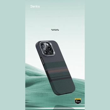 Benks Etui Magnetic Armor Pro Aurora Kevlar 600D (BC66) do Iphone 16 Pro Max (Camera Control Button)