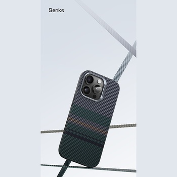 Benks Etui Magnetic Armor Pro Aurora Kevlar 600D (BC66) do Iphone 16 Pro Max (Camera Control Button)