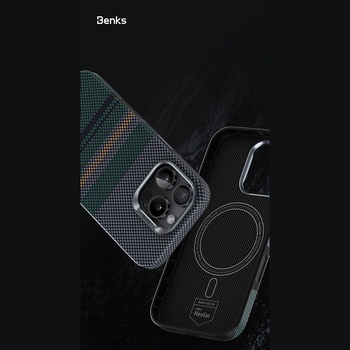 Benks Etui Magnetic Armor Pro Aurora Kevlar 600D (BC66) do Iphone 16 Pro Max (Camera Control Button)