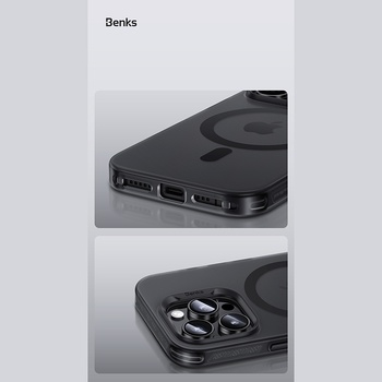 Benks Etui Magnetic Lucid Armor (C066) do Iphone 16 Pro Max złoty (Camera Control Button)