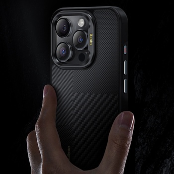 Benks Etui Montage Magnetic Armor Pro Kevlar Metal Frame 600D+1500D (MA62) do Iphone 15 Pro Max czarny