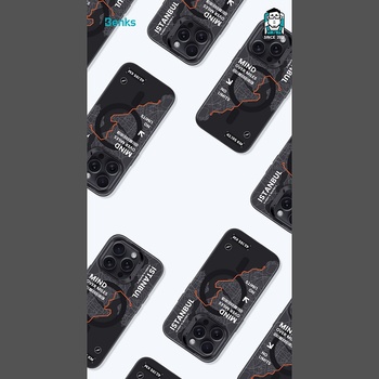 Benks Etui Magnetic City Istanbul do Iphone 16 Plus