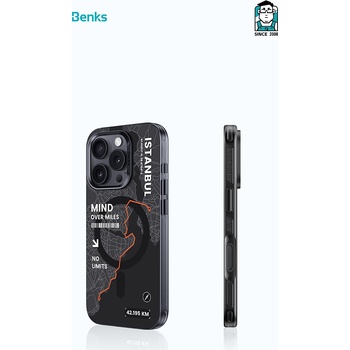 Benks Etui Magnetic City Istanbul do Iphone 16 Plus