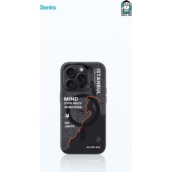 Benks Etui Magnetic City Istanbul do Iphone 16 Plus