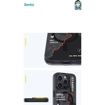 Benks Etui Magnetic City Istanbul do Iphone 16 Plus