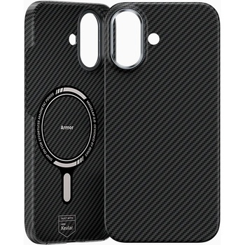 Benks Etui Magnetic Armor Air Kevlar Metal Frame 600D (0067) do Iphone 17 czarny