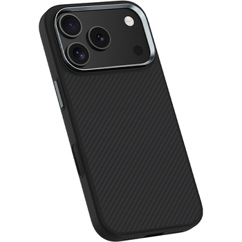 Benks Etui Magnetic Armor Pro Kevlar Metal Frame 600D (A069) do Iphone 17 Pro czarny (Camera Control Button)