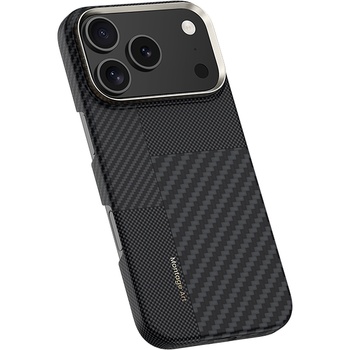Benks Etui Montage Magnetic Armor Air Kevlar Metal Frame 600D+1500D (MB69) do Iphone 17 Pro czarny