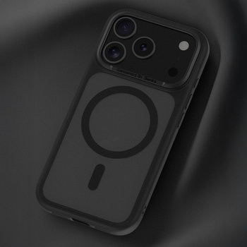 Benks Etui Magnetic Mist Metal Frame (0069) do Iphone 17 Pro czarny (Camera Control Button)