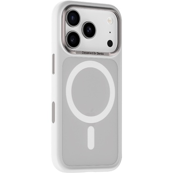 Benks Etui Magnetic Mist Metal Frame (0069) do Iphone 17 Pro biały (Camera Control Button)