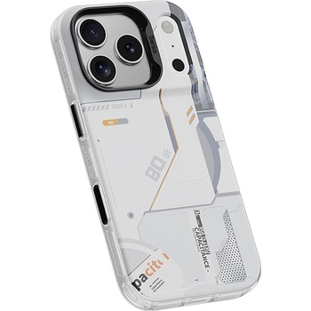 Benks Etui Dynamic Magnetic Mecha (E070) do Iphone 17 Pro Max biały (Camera Control Button)