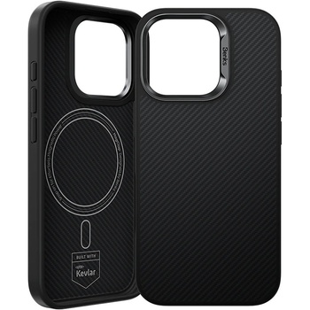 Benks Etui Magnetic Armor Pro Kevlar Metal Frame 600D (AD66) do Iphone 16 Pro Max czarny (Camera Control Button)