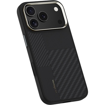 Benks Etui Montage Magnetic Armor Pro Kevlar Metal Frame 600D+1500D (MA69) do Iphone 17 Pro czarny (Camera Control Button)