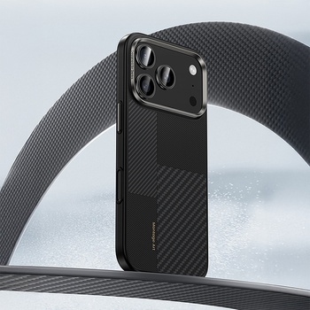 Benks Etui Montage Magnetic Armor Pro Kevlar Metal Frame 600D+1500D (MA69) do Iphone 17 Pro czarny (Camera Control Button)