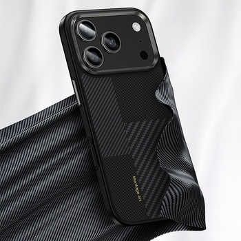Benks Etui Montage Magnetic Armor Pro Kevlar Metal Frame 600D+1500D (MA69) do Iphone 17 Pro czarny (Camera Control Button)