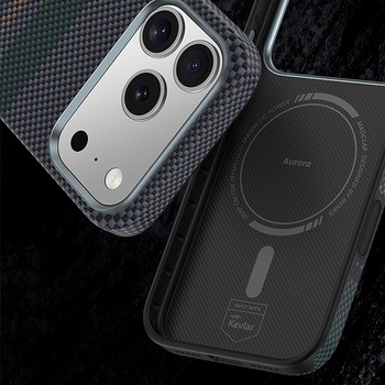 Benks Etui Magnetic Armor Pro Aurora Kevlar 600D (C069) do Iphone 17 Pro (Camera Control Button)