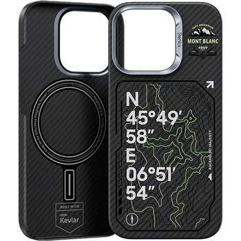 Benks Etui Magnetic Armor Air Kevlar 600D Summit Mont-Blanc (A065) do Iphone 16 Pro