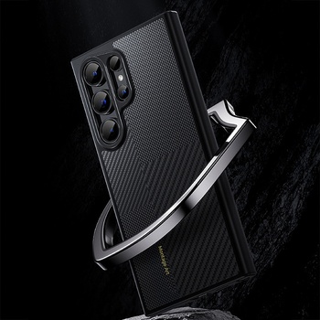Benks Etui Montage Magnetic Armor Pro Kevlar Metal Frame 600D+1500D (MA41) do Samsung Galaxy S24 Plus czarny