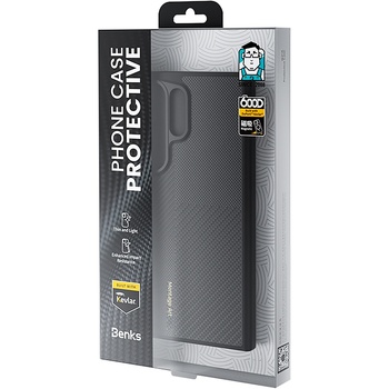 Benks Etui Montage Magnetic Armor Pro Kevlar Metal Frame 600D+1500D (MA41) do Samsung Galaxy S24 Plus czarny