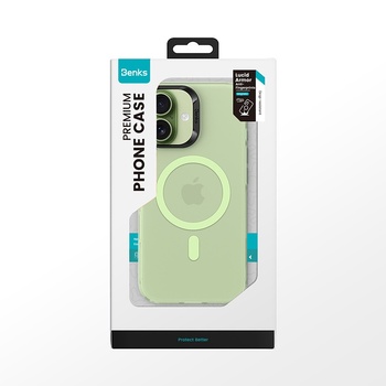 Benks Etui Magnetic Lucid Armor (C067) do Iphone 17 zielony (Camera Control Button)