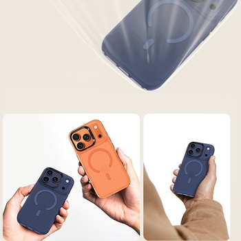 Benks Etui Magnetic Lucid Armor (C070) do Iphone 17 Pro Max pomarańczowy (Camera Control Button)