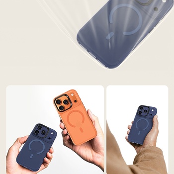 Benks Etui Magnetic Lucid Armor (C069) do Iphone 17 Pro niebieski (Camera Control Button)