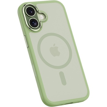Benks Etui Magnetic Mist Metal Frame (C067) do Iphone 17 zielony (Camera Control Button)
