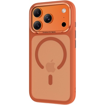 Benks Etui Magnetic Mist Metal Frame (A070) do Iphone 17 Pro Max pomarańczowy (Camera Control Button)