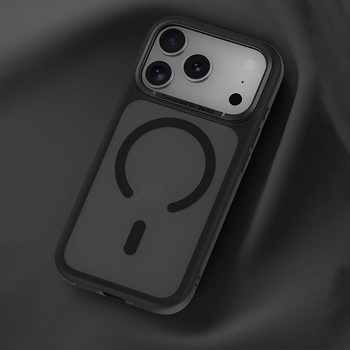 Benks Etui Magnetic Mist Metal Frame (A070) do Iphone 17 Pro Max pomarańczowy (Camera Control Button)