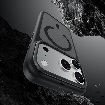 Benks Etui Magnetic Mist Metal Frame (A069) do Iphone 17 Pro szary (Camera Control Button)