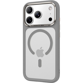 Benks Etui Magnetic Mist Metal Frame (A070) do Iphone 17 Pro Max szary (Camera Control Button)