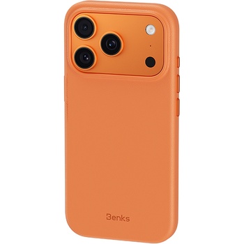 Benks Etui Magnetic Vita Pro Silicone (A070) do Iphone 17 Pro Max pomarańczowy (Camera Control Button)