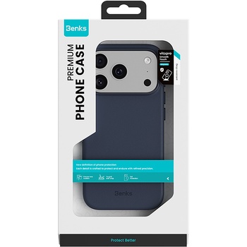 Benks Etui Magnetic Vita Pro Silicone (A070) do Iphone 17 Pro Max niebieski (Camera Control Button)