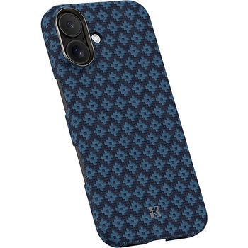 Benks Etui Magnetic Armor Air Armor Grid Kevlar Metal Frame 600D (0067) do Iphone 17 niebieski