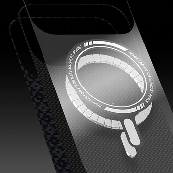 Benks Etui Magnetic Armor Air Armor Grid Kevlar Metal Frame 600D (B068) do Iphone 17 Air czarne