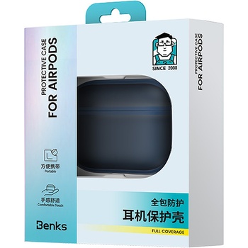 Benks Etui na słuchawki Mist Case do Airpods Pro 3 niebieskie