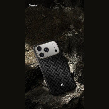 Benks Etui Magnetic Armor Pro Armor Grid Kevlar Metal Frame 600D (Y069) do Iphone 17 Pro czarne