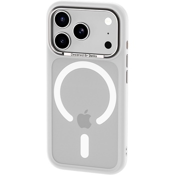 Benks Etui Magnetic Mist Metal Frame (K070) do Iphone 17 Pro Max biały (Camera Control Button)